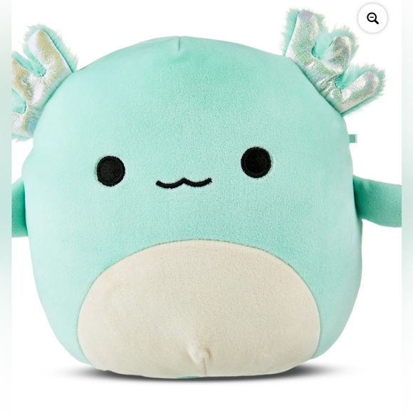 Original Squishmallows Anastasia Teal Axolotl with silver gills - Picture 3 of 5